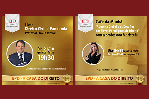 Inscreva-se para as próximas Master Classes da EPD